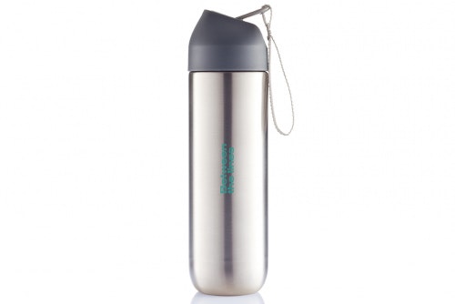 Metal water bottle with print