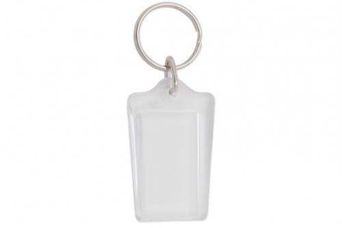 Key ring in plastic, standard without print