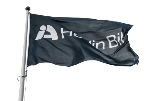 Flagga liggande 200 x 120 cm - screentryck 1-färg