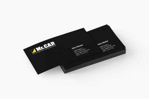 Business cards with custom print