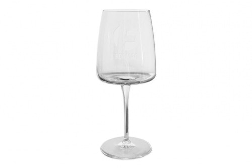 Wine glass with 1-color print
