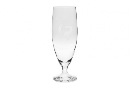 Beer glass with 1-color print
