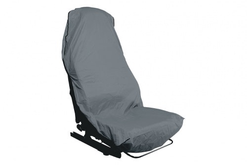 Seat protection in grey nylon - large