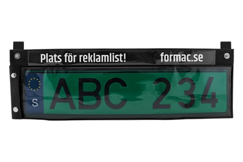 Dealer license plate holder magnet