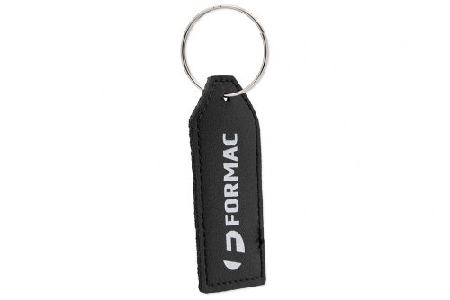 Keychain in leather with 1-color print