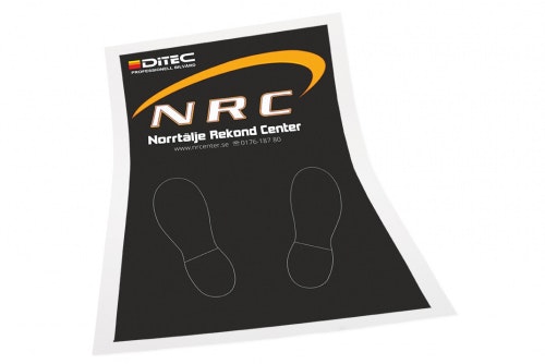 Mat protection with customized 4-color print
