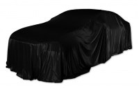 Reveal car cover standard with print - black