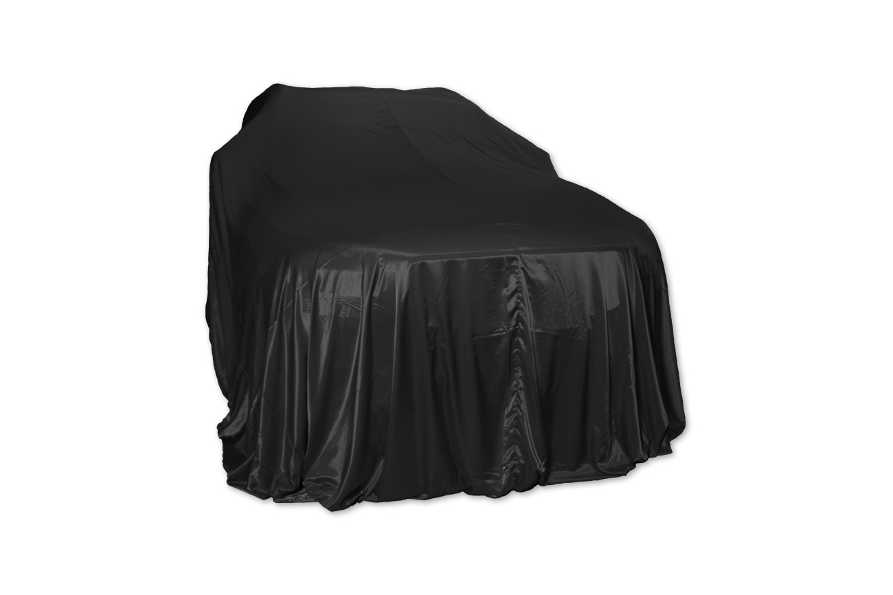 Reveal car cover large with print - black